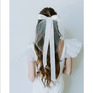 Untamed Petals Ariana birdcage veil